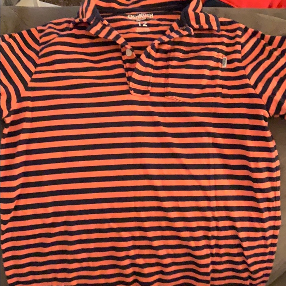 Navy/Orange Polo
